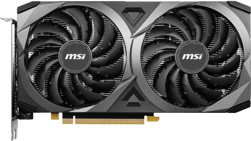 MSI Gaming GeForce RTX 3060 8GB GDRR6 Boost Clock: 1807 MHz 128-Bit HDMI/DP PCIe 4 Torx Twin Fan Ampere OC Graphics Card (RTX 3060 Ventus 2X 8G OC) - Image 1